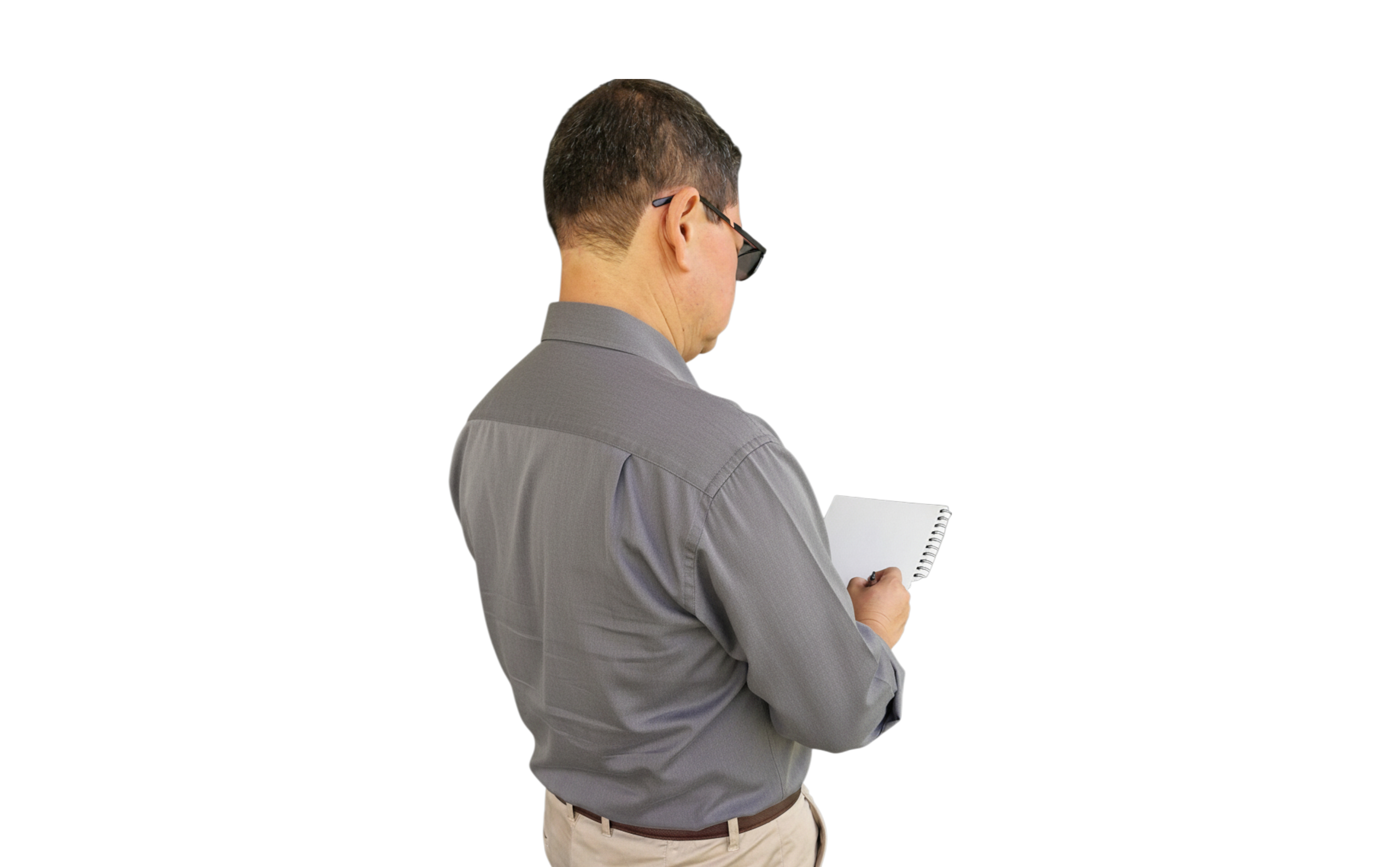 Person checking compliance